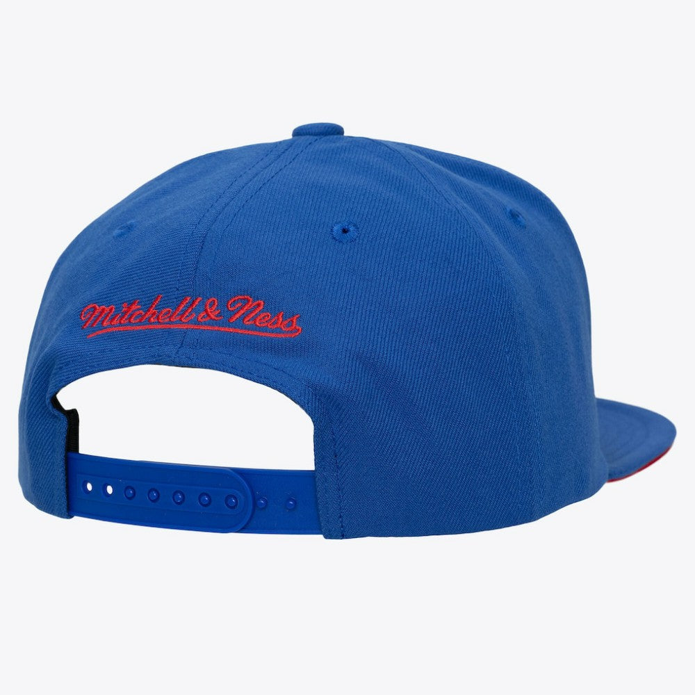 New York Rangers Mitchell & Ness Color Pop Snapback Hat - Red/Blue - NHL