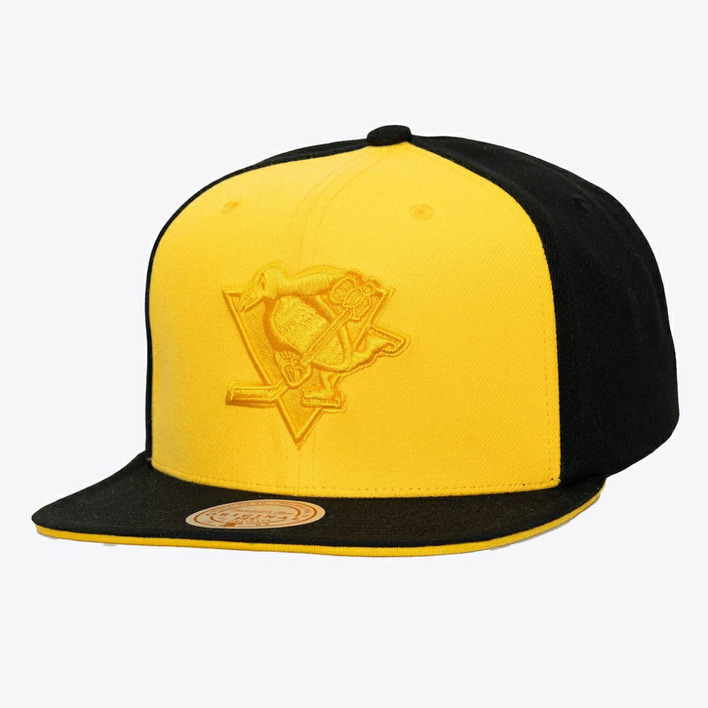 Pittsburgh Penguins Mitchell & Ness Color Pop Snapback Hat - Gold/Black - NHL