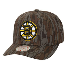 Boston Bruins Mitchell & Ness Hidden Camo Pro Crown Adjustable Hat - Camo - NHL