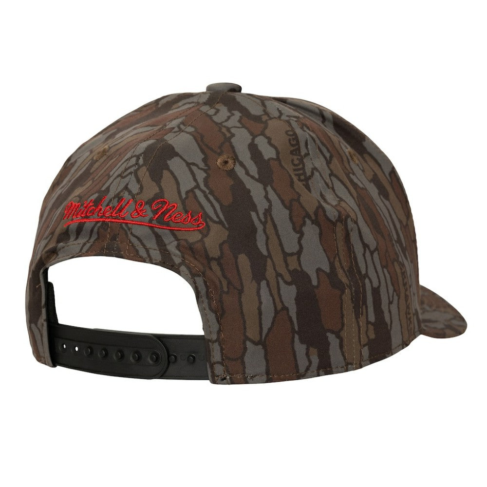 Chicago Blackhawks Mitchell & Ness Hidden Camo Pro Crown Adjustable Hat - Camo - NHL