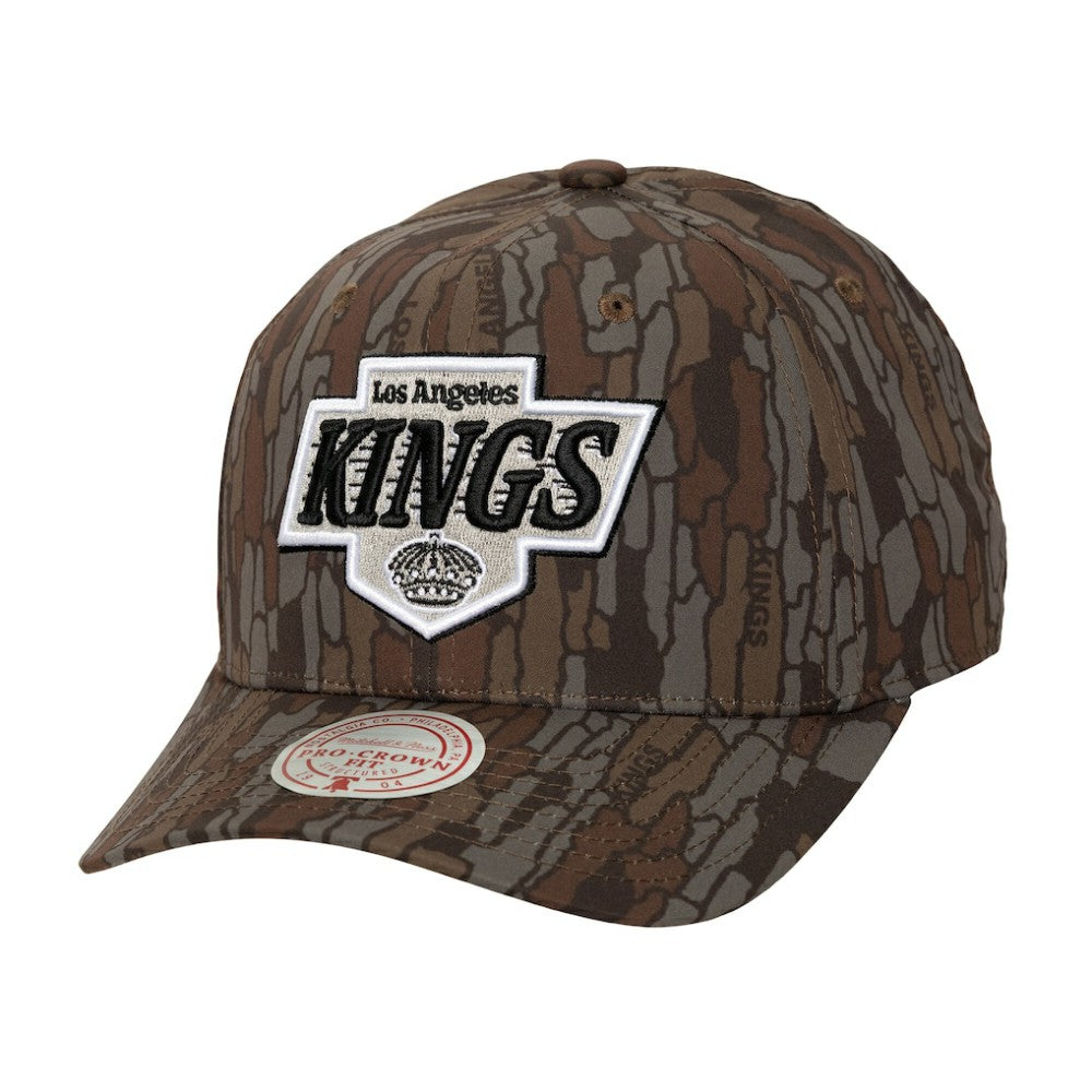 Los Angeles Kings Mitchell & Ness Hidden Camo Pro Crown Adjustable Hat - Camo - NHL