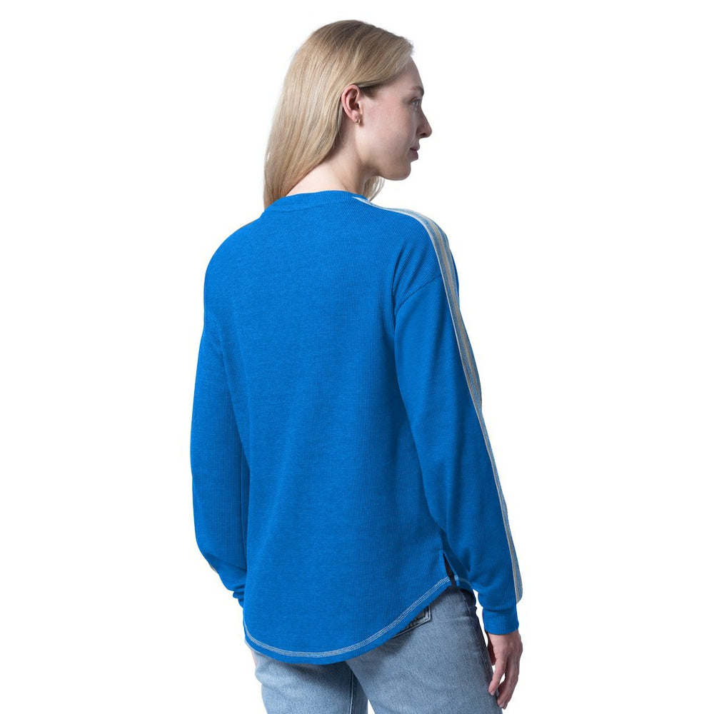 Dallas Mavericks G-III 4Her by Carl Banks Women's Advantage Tri-Blend Long Sleeve T-Shirt Blue - NBA