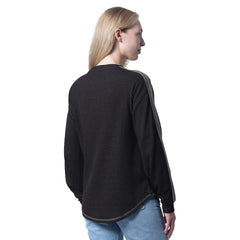 Brooklyn Nets G-III 4Her by Carl Banks Women's Advantage Tri-Blend Long Sleeve T-Shirt Black - NBA