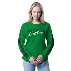 Boston Celtics G-III 4Her by Carl Banks Women's Advantage Tri-Blend Long Sleeve T-Shirt Kelly Green - NBA
