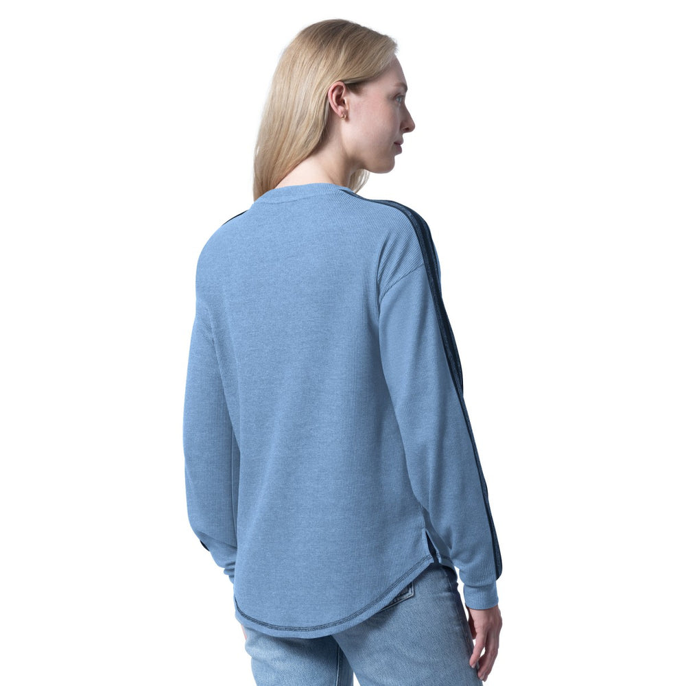 Memphis Grizzlies G-III 4Her by Carl Banks Women's Advantage Tri-Blend Long Sleeve T-Shirt Light Blue - NBA