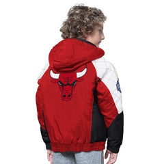 Chicago Bulls Starter Youth All Time Pro Jr. Full-Zip Hoodie Jacket Red/Black - NBA
