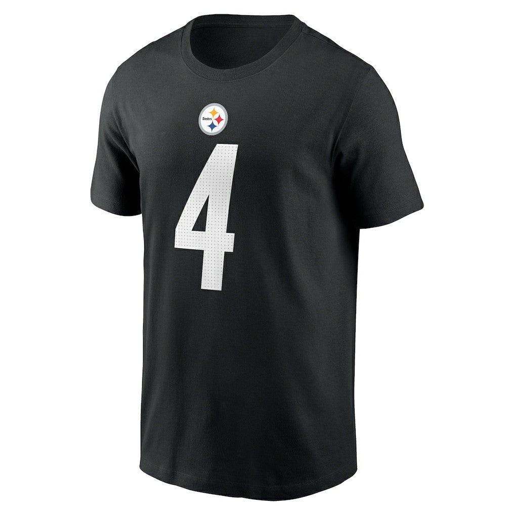 DK Metcalf Pittsburgh Steelers Name & Number T-Shirt Black | Nike for Sale