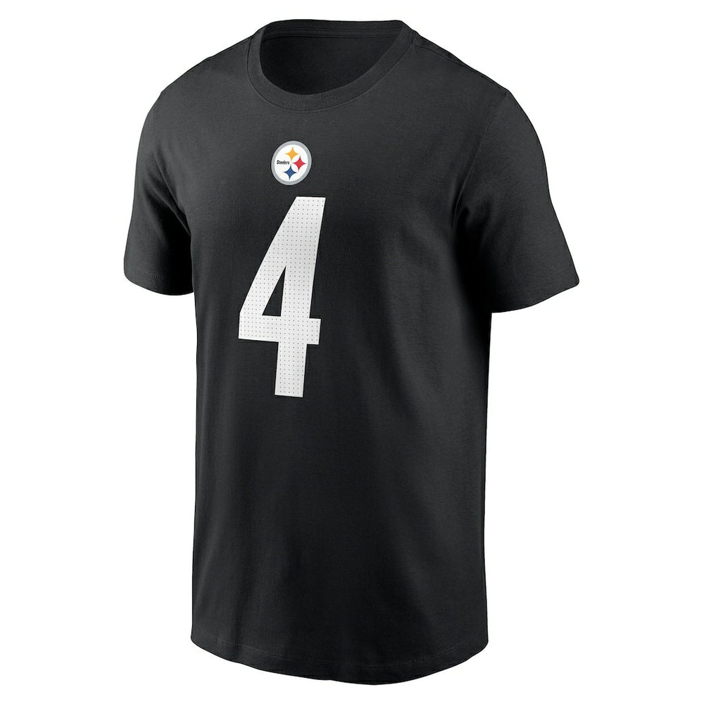 DK Metcalf Pittsburgh Steelers Name & Number T-Shirt Black | Nike for Sale