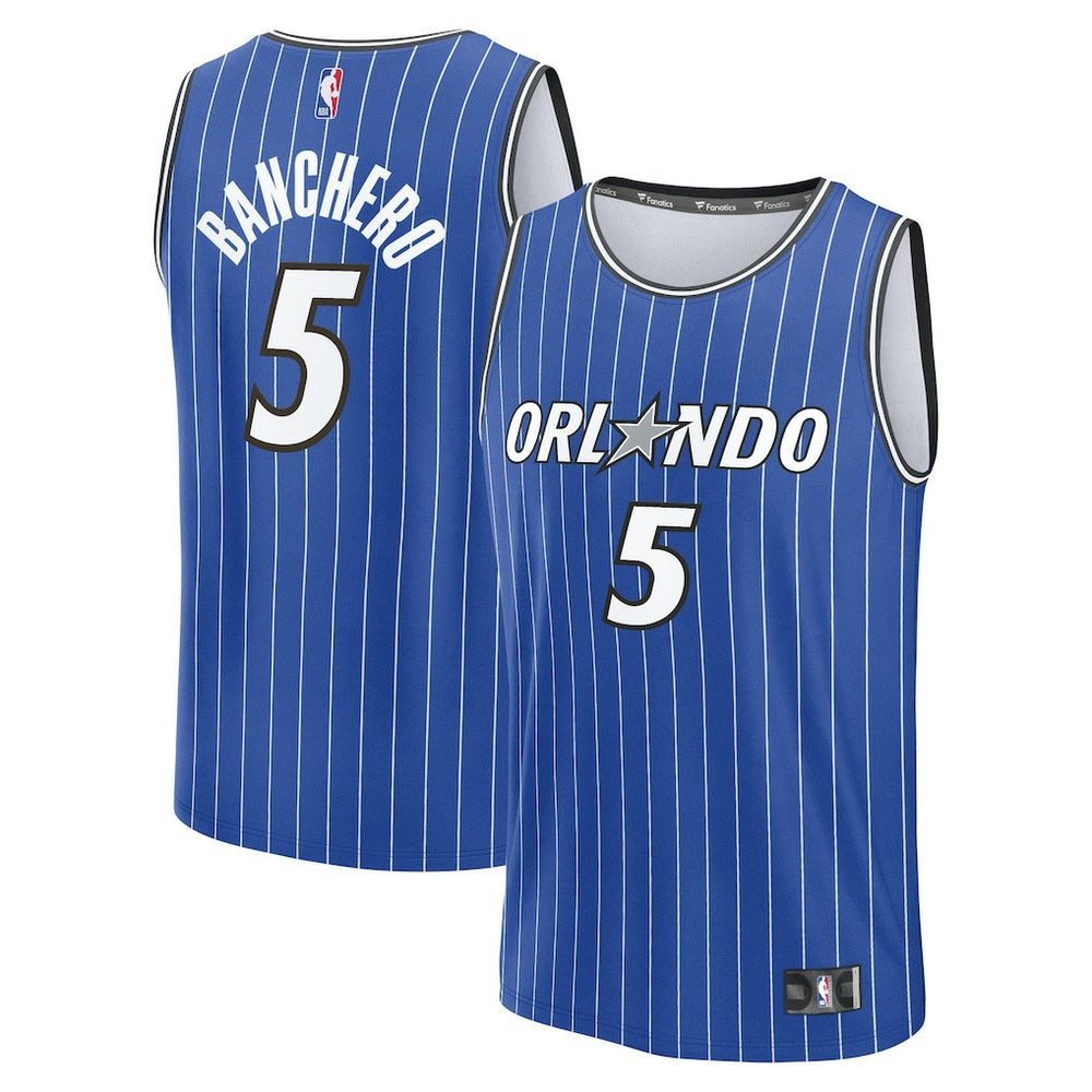 Paolo Banchero Orlando Magic Fast Break Replica Player Jersey Icon Edition Blue - NBA