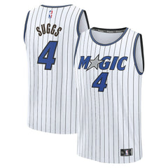 Jalen Suggs Orlando Magic Fast Break Replica Jersey White Association Edition - NBA