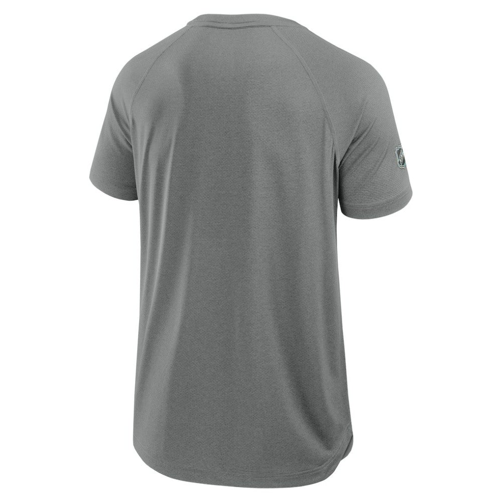 Edmonton Oilers Fanatics 2025 Stanley Cup Playoffs Authentic Pro Rink Performance T-Shirt - Heather Gray - NHL