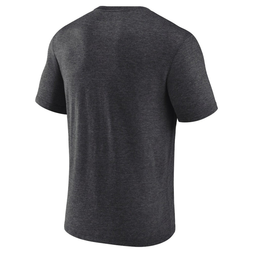 Florida Panthers Fanatics 2025 Stanley Cup Playoffs Crossbar Tri-Blend T-Shirt - Heather Charcoal - NHL