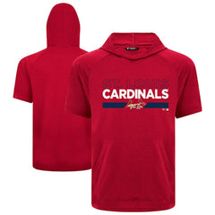St. Louis Cardinals Levelwear City Connect Phase No Hitter Short Sleeve Pullover Hoodie - MLB