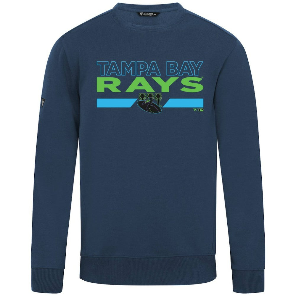 Tampa Bay Rays Levelwear City Connect Zane No Hitter Pullover Sweatshirt - MLB