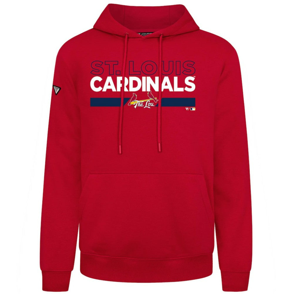 St. Louis Cardinals Levelwear City Connect Podium No Hitter Pullover Hoodie - MLB