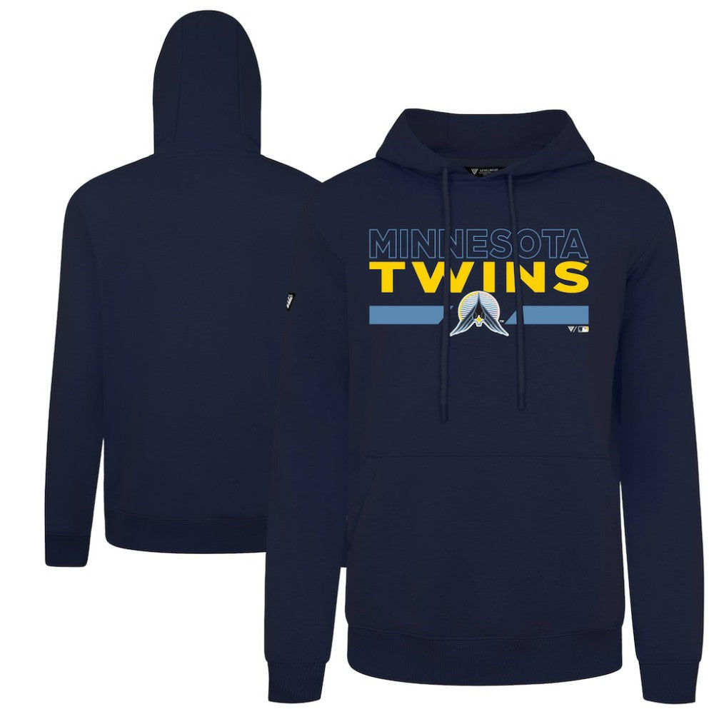 Minnesota Twins Levelwear City Connect Podium No Hitter Pullover Hoodie - MLB
