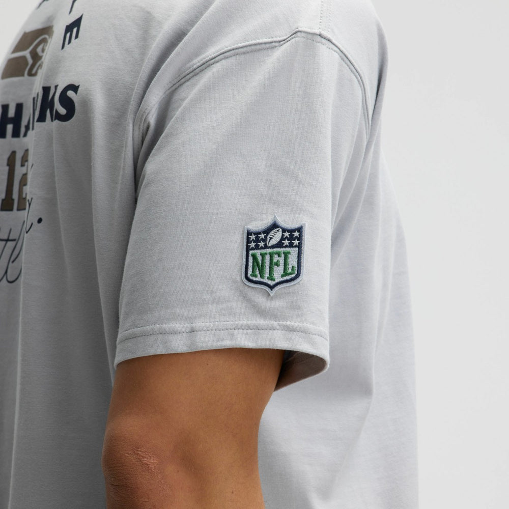 Seattle Seahawks 2025 Rivalries Collection Essential Max90 T-Shirt Wolf Gray | Nike for Sale