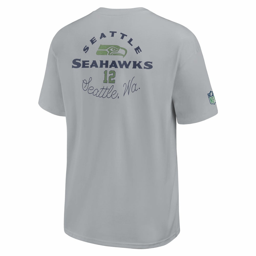 Seattle Seahawks 2025 Rivalries Collection Essential Max90 T-Shirt Wolf Gray | Nike for Sale