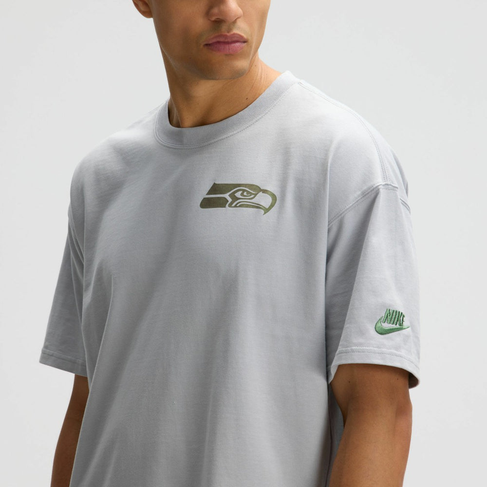 Seattle Seahawks 2025 Rivalries Collection Essential Max90 T-Shirt Wolf Gray | Nike for Sale