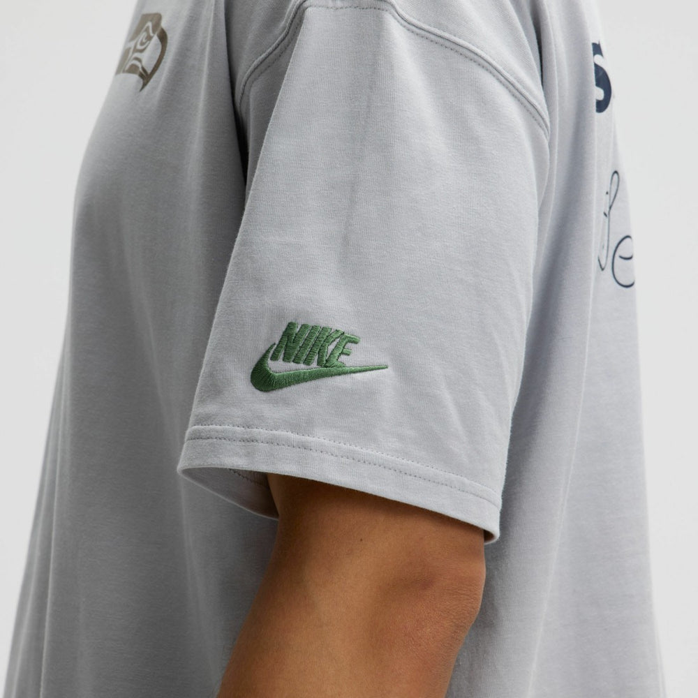 Seattle Seahawks 2025 Rivalries Collection Essential Max90 T-Shirt Wolf Gray | Nike for Sale