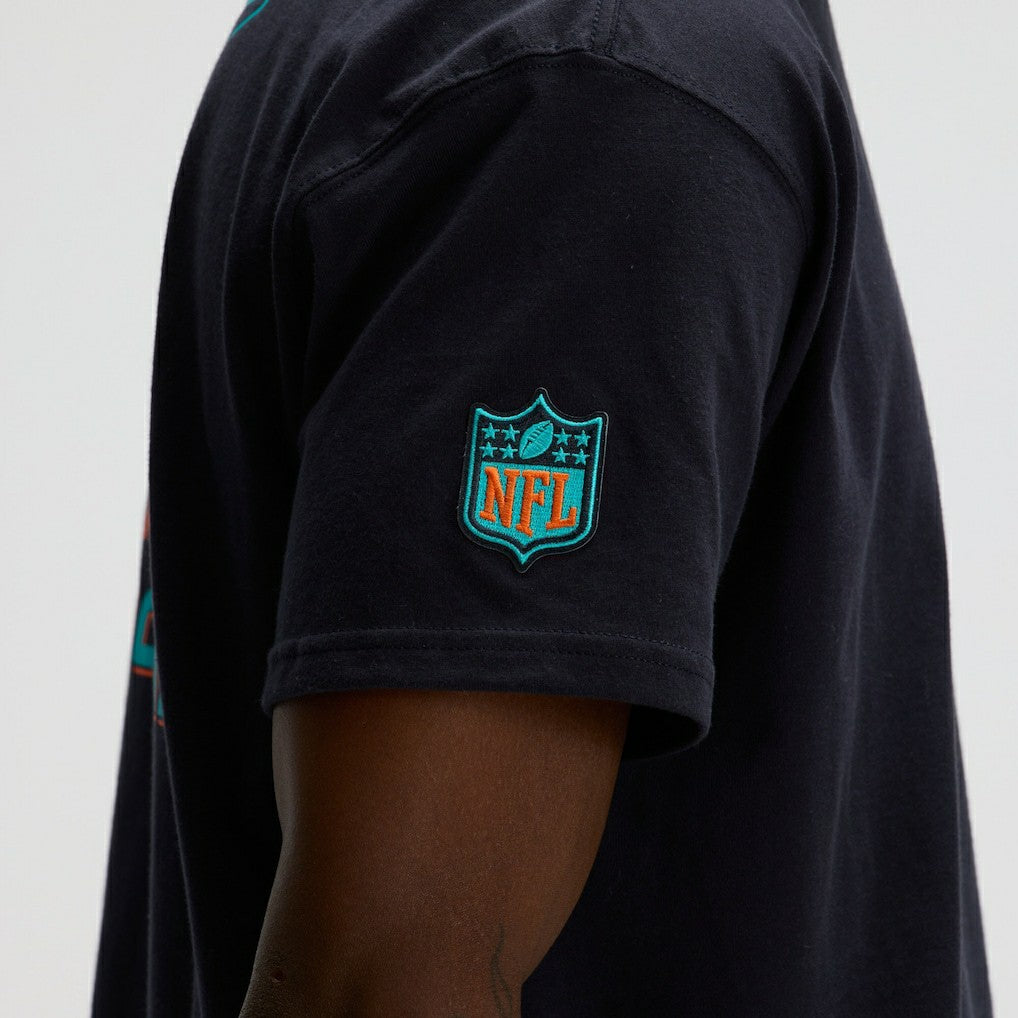 Miami Dolphins 2025 Rivalries Collection Essential Max90 T-Shirt Pitch Blue | Nike for Sale