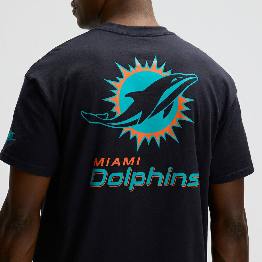 Miami Dolphins 2025 Rivalries Collection Essential Max90 T-Shirt Pitch Blue | Nike for Sale
