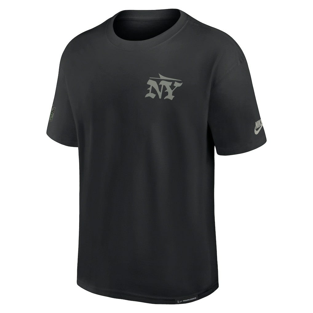 New York Jets 2025 Rivalries Collection Essential Max90 T-Shirt Black | Nike for Sale