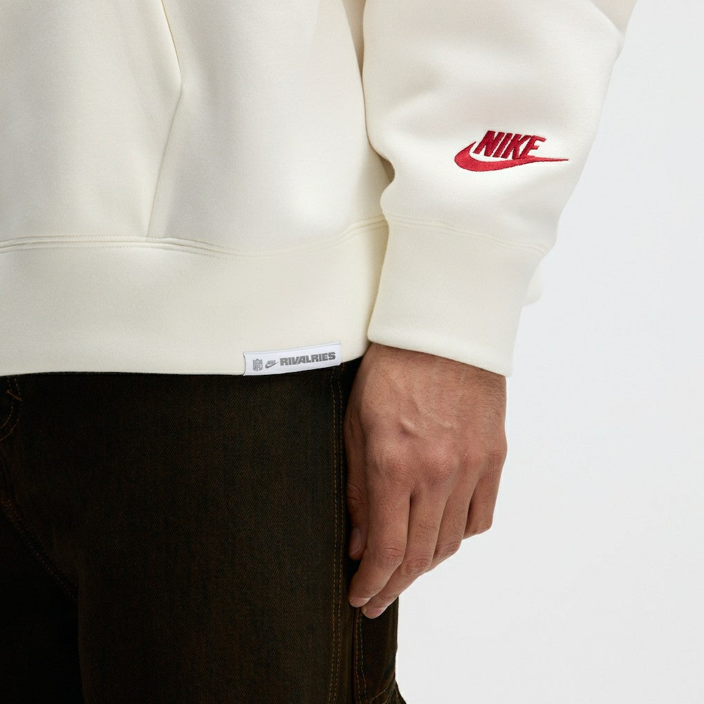 Arizona Cardinals 2025 Rivalries Collection Oversized Tech Fleece Hoodie Natural | Nike for Sale