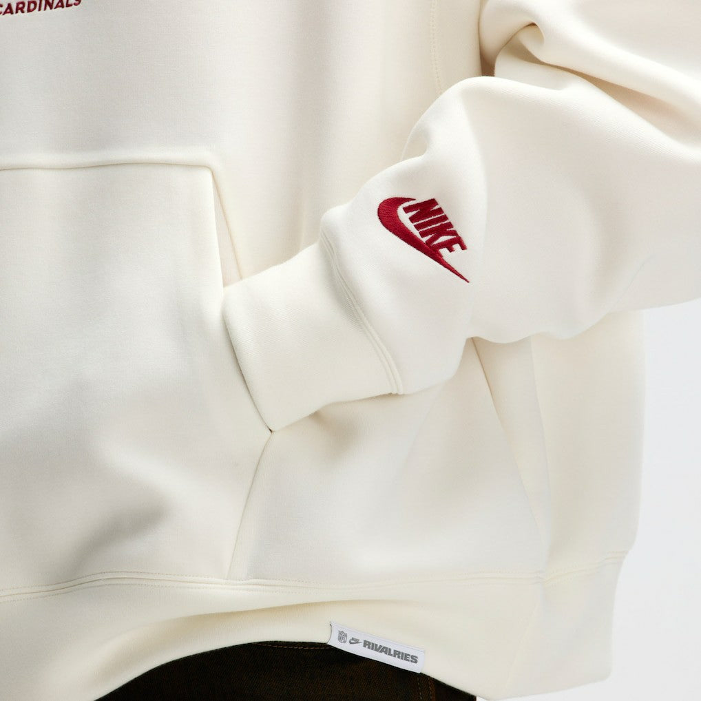Arizona Cardinals 2025 Rivalries Collection Oversized Tech Fleece Hoodie Natural | Nike for Sale