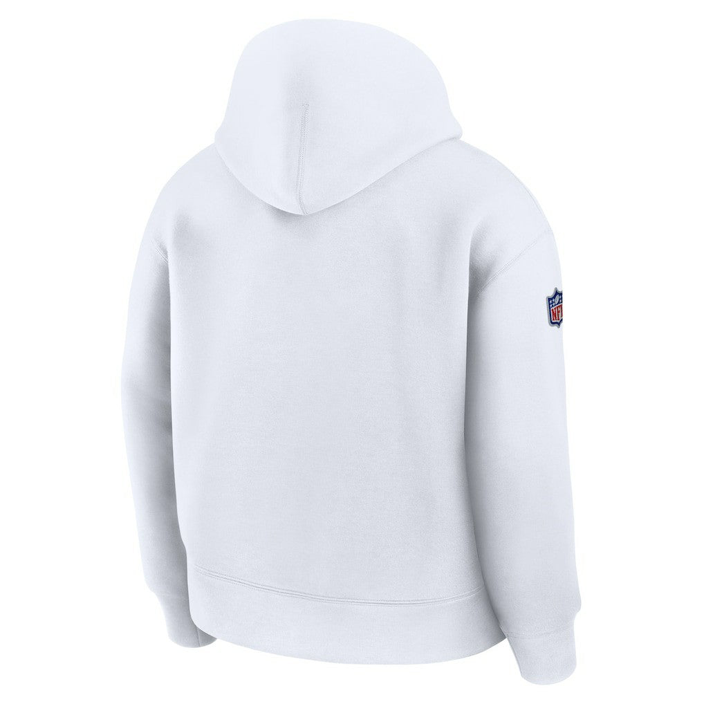 Buffalo Bills 2025 Rivalries Collection Oversized Tech Fleece Hoodie White | Nike for Sale