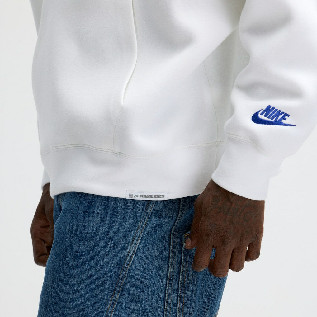 Buffalo Bills 2025 Rivalries Collection Oversized Tech Fleece Hoodie White | Nike for Sale
