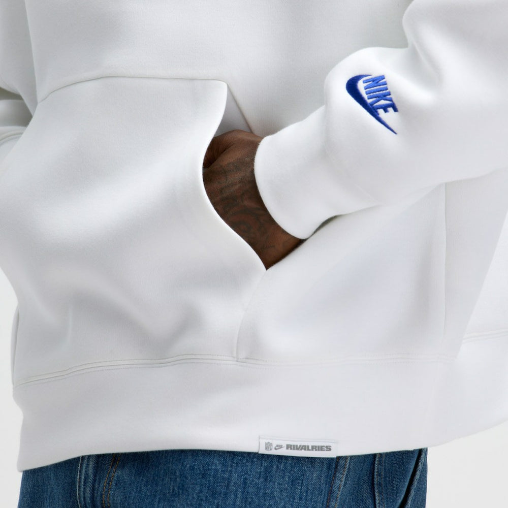 Buffalo Bills 2025 Rivalries Collection Oversized Tech Fleece Hoodie White | Nike for Sale