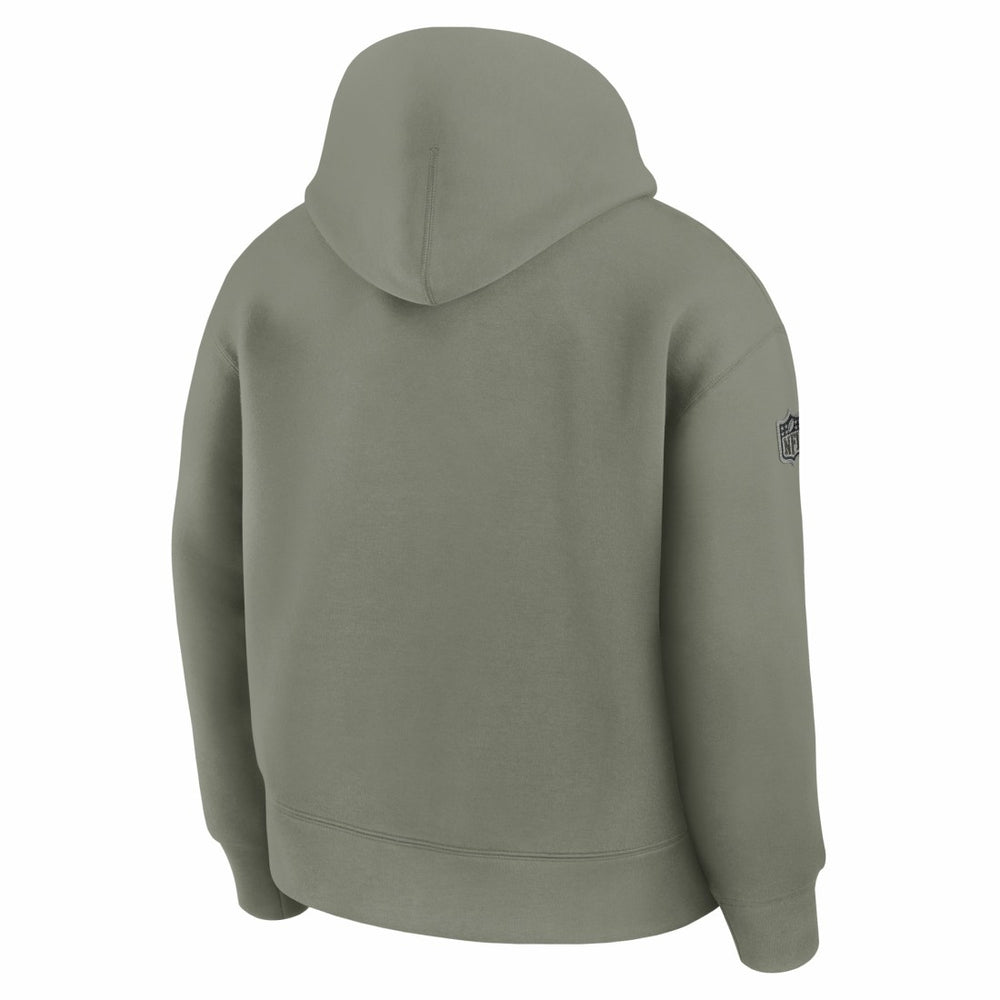 New York Jets 2025 Rivalries Collection Oversized Tech Fleece Hoodie Gotham Green | Nike for Sale
