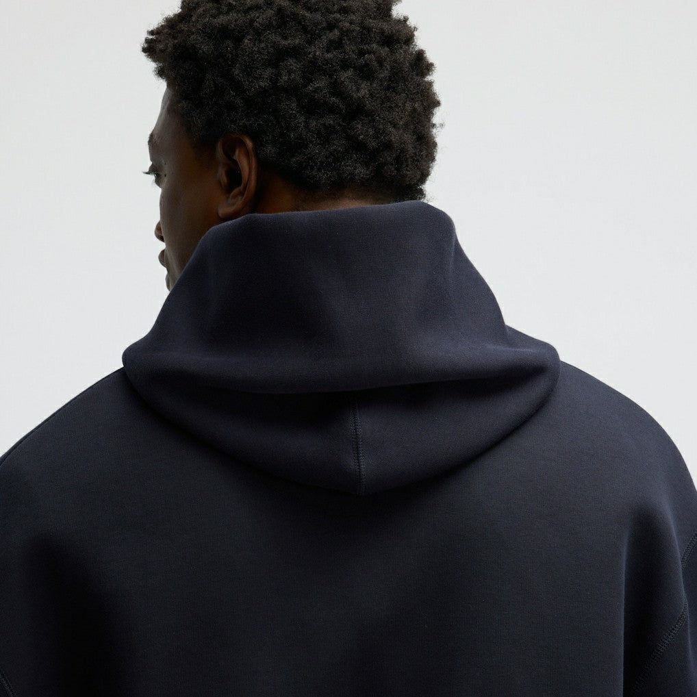 Miami Dolphins 2025 Rivalries Collection Oversized Tech Fleece Hoodie Pitch Blue | Nike for Sale
