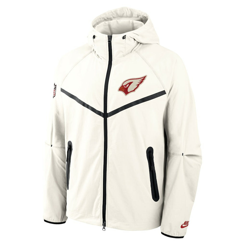 Arizona Cardinals 2025 Rivalries Collection Tech Raglan Full-Zip Jacket Natural | Nike for Sale