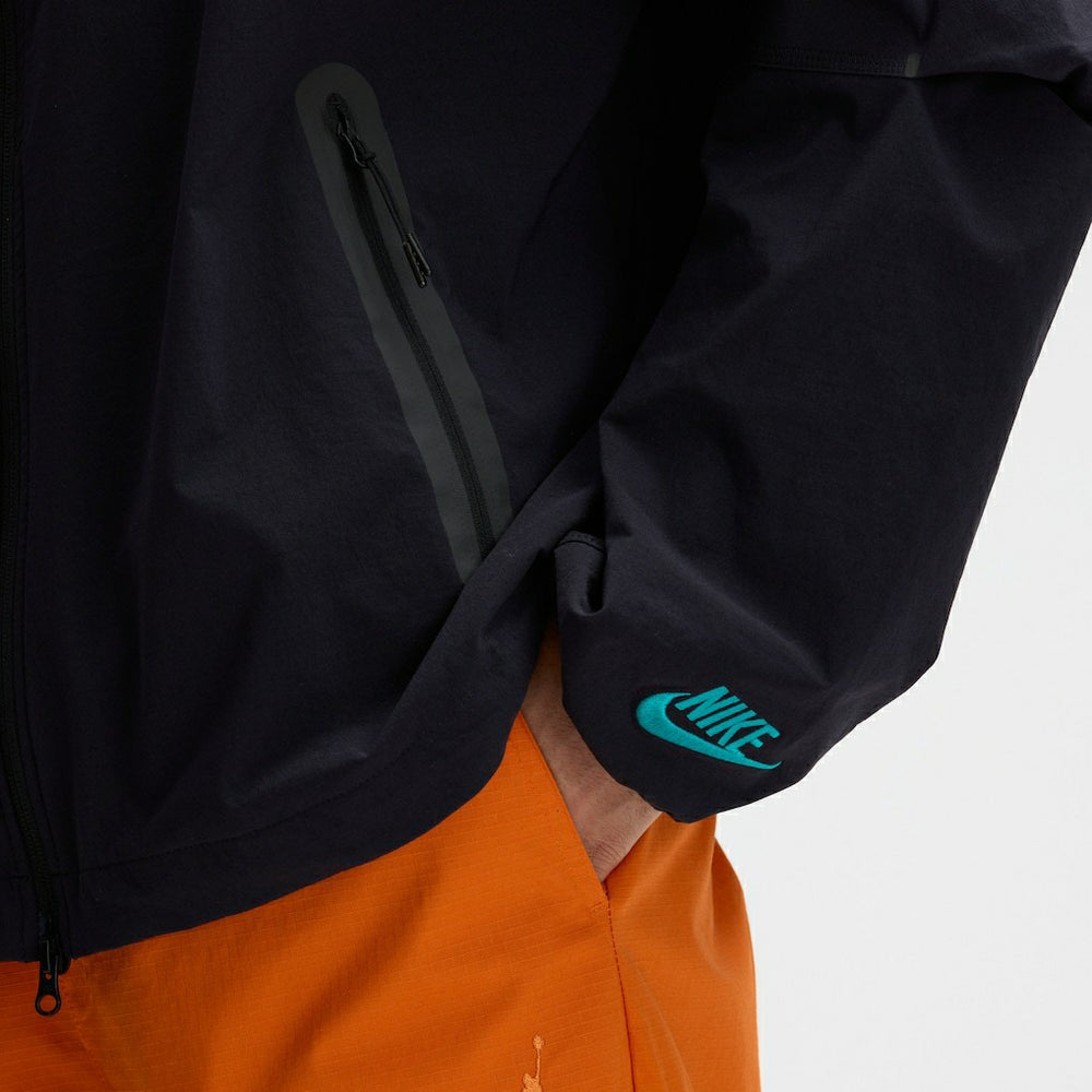 Miami Dolphins 2025 Rivalries Collection Tech Raglan Full-Zip Jacket Pitch Blue | Nike for Sale