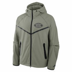 New York Jets 2025 Rivalries Collection Tech Raglan Full-Zip Jacket Gotham Green | Nike for Sale