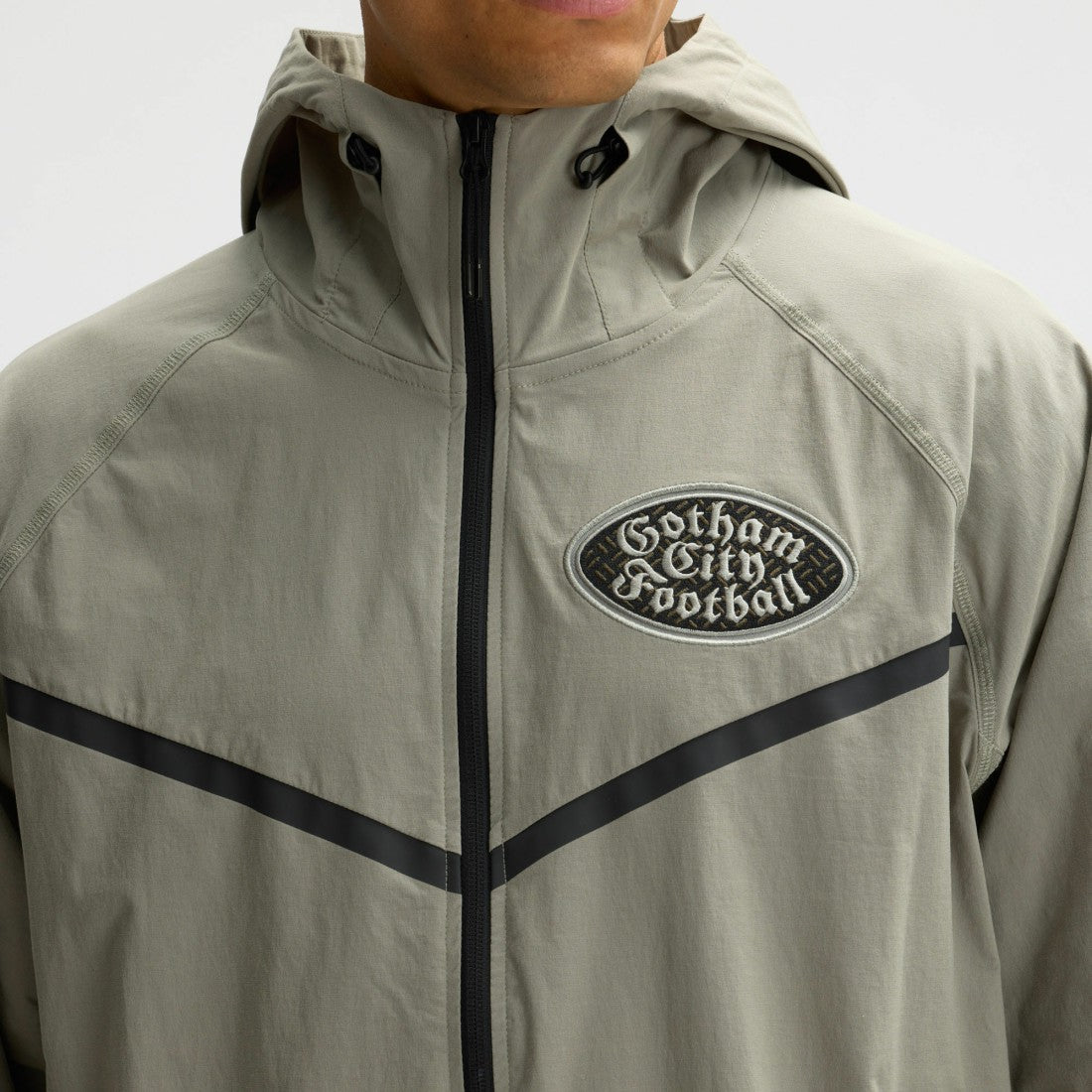 New York Jets 2025 Rivalries Collection Tech Raglan Full-Zip Jacket Gotham Green | Nike for Sale