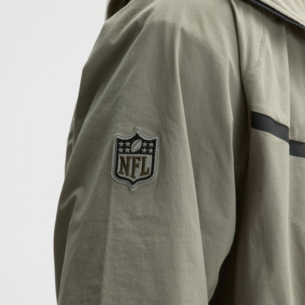 New York Jets 2025 Rivalries Collection Tech Raglan Full-Zip Jacket Gotham Green | Nike for Sale