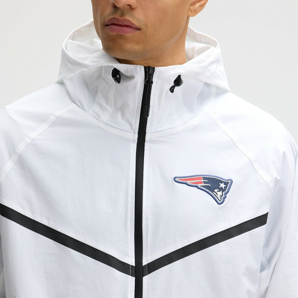 New England Patriots 2025 Rivalries Collection Tech Raglan Full-Zip Jacket White | Nike for Sale