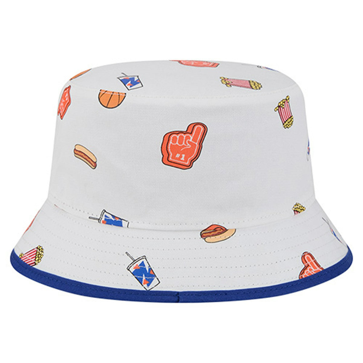 New York Knicks Team Cheer Reversible Bucket Hat White - NBA