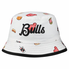 Chicago Bulls Team Cheer Reversible Bucket Hat White - NBA
