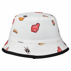 Chicago Bulls Team Cheer Reversible Bucket Hat White - NBA