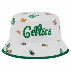 Boston Celtics Team Cheer Reversible Bucket Hat White - NBA