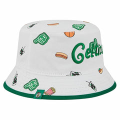 Boston Celtics Team Cheer Reversible Bucket Hat White - NBA