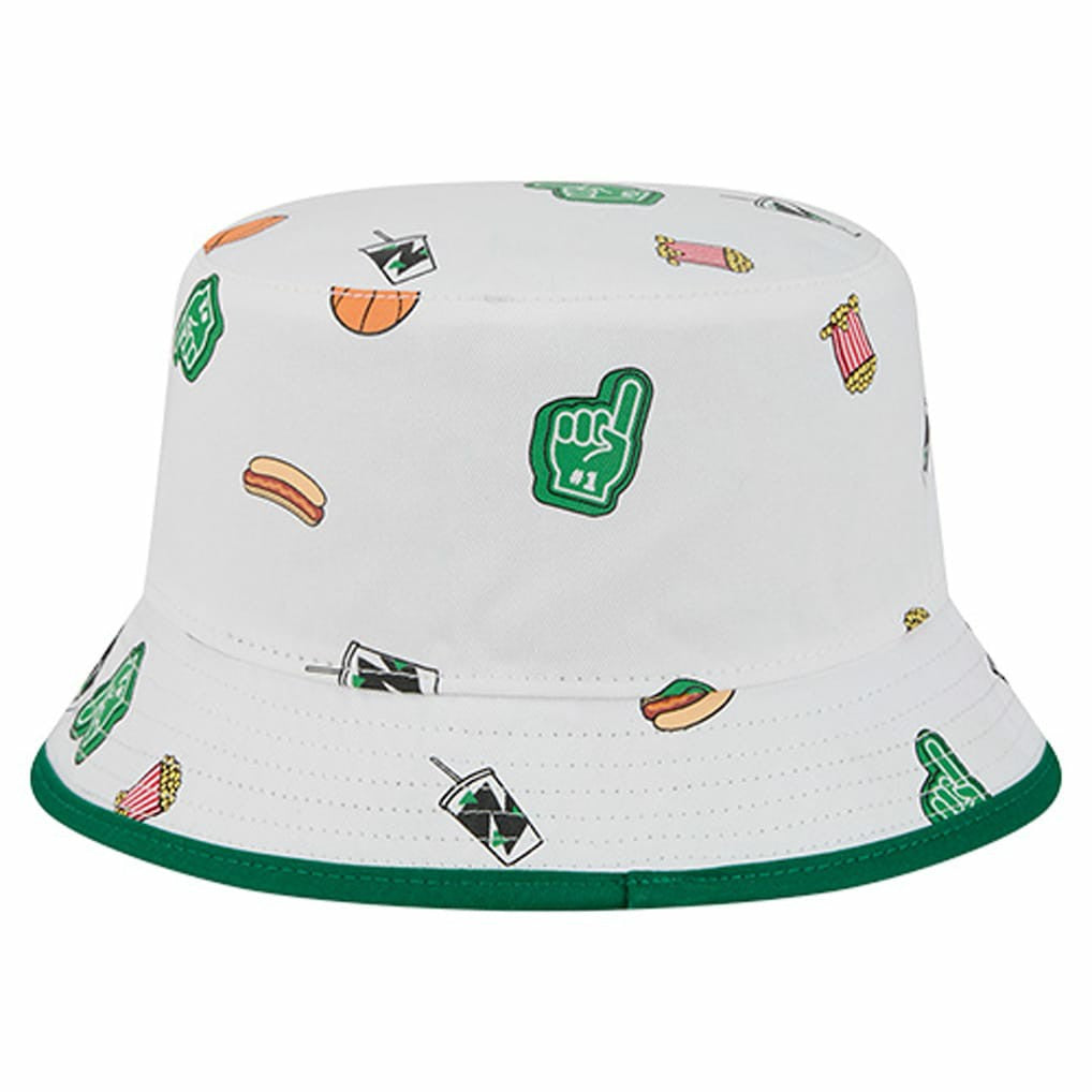 Boston Celtics Team Cheer Reversible Bucket Hat White - NBA