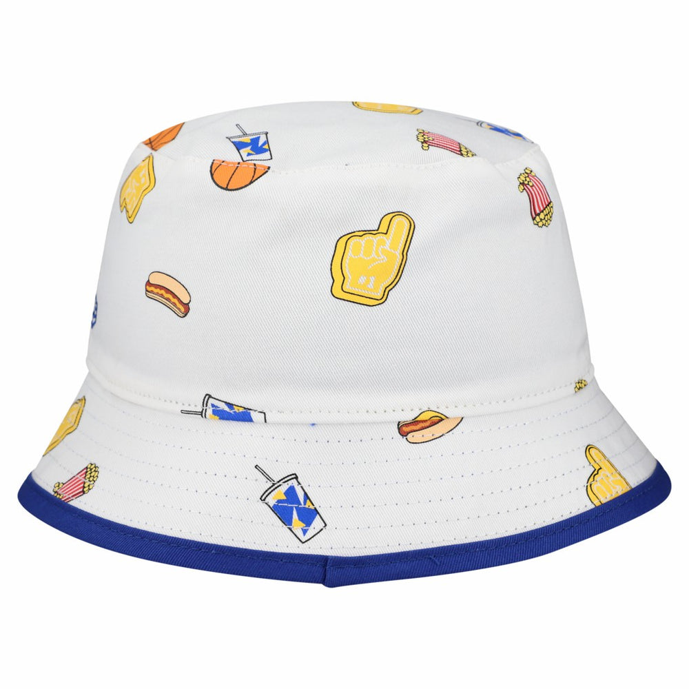 Golden State Warriors Team Cheer Reversible Bucket Hat White - NBA