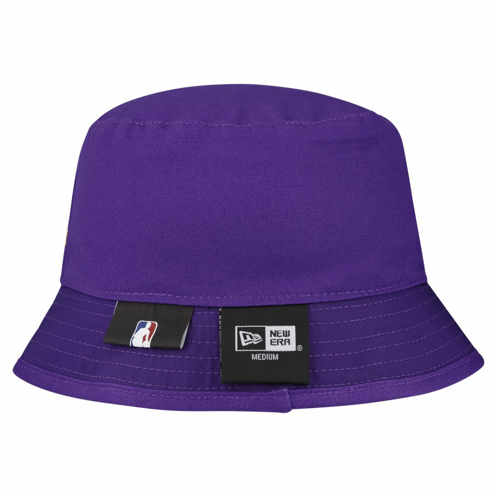 Los Angeles Lakers Team Cheer Reversible Bucket Hat White - NBA