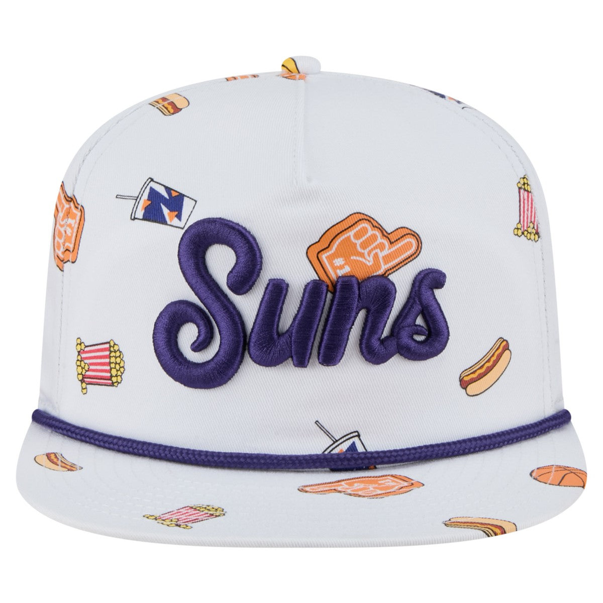 Phoenix Suns Team Cheer Rope 19TWENTY Adjustable Hat White - NBA