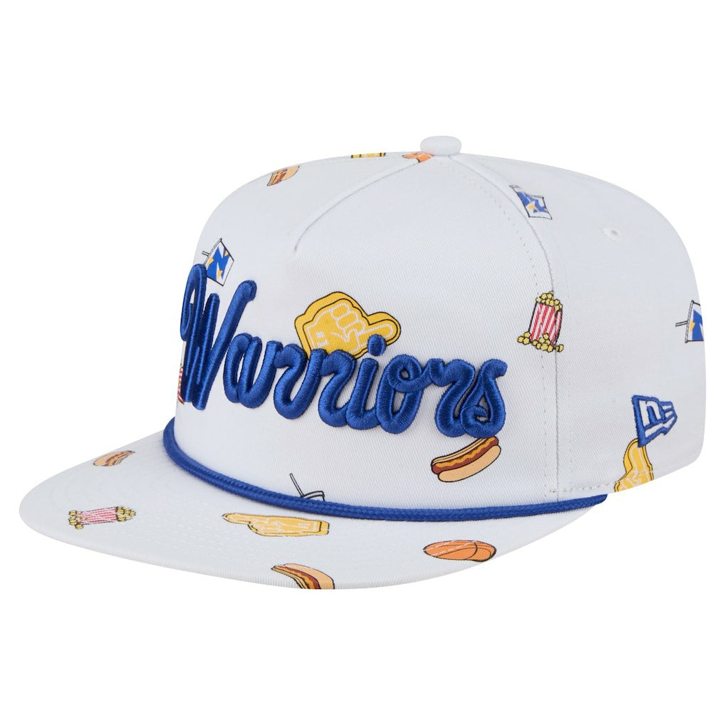Golden State Warriors Team Cheer Rope 19TWENTY Adjustable Hat White - NBA